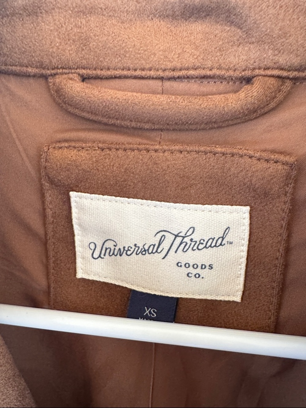 Universal Thread Brown Suede Bomber Jacket - Picture 5 of 7